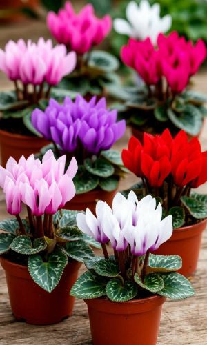 Цикламен КОРОЛЕВСКИЙ МИНИАТЮРНЫЙ — Можно как горшечную культуру!