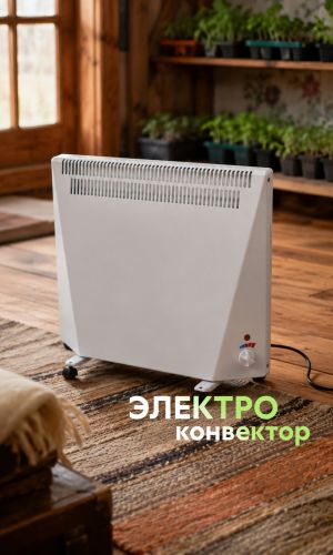 Электрический конвектор ЭлектроМаш, 1 кВт