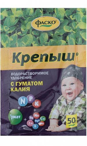 КРЕПЫШ удобрение с гуматом калия 50 г