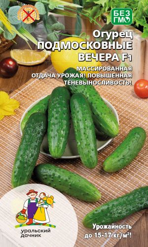 Огурец ПОДМОСКОВНЫЕ ВЕЧЕРА F1 &mdash; Массированная отдача урожая! Повышенная теневыносливость!