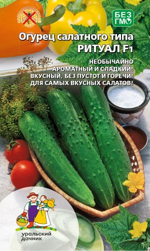 Огурец РИТУАЛ F1 — Необычайно ароматный и сладкий! Вкусный, без пустот и горечи! Для самых вкусных салатов!