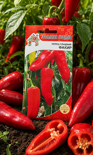 Перец ФАКИР &mdash; Плодоносит до заморозков! Сочный!