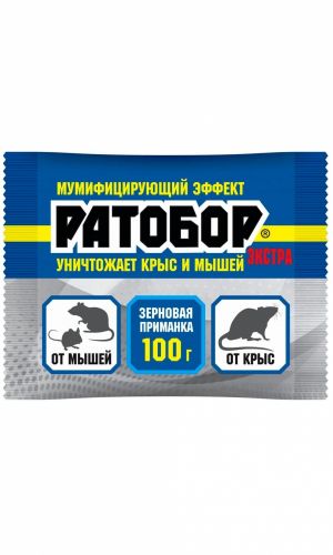 РАТОБОР ЭКСТРА зерновая приманка 100 г