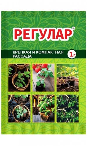 РЕГУЛАР 1 г — Для предотвращения перерастания рассады, улучшения её качества, повышения урожайности!