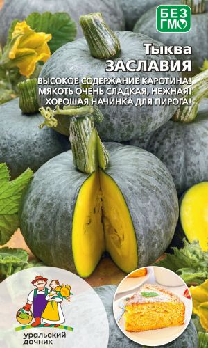 Тыква ЗАСЛАВИЯ — Высокое содержание каротина! Мякоть очень сладкая, нежная! Хорошая начинка для пирога!