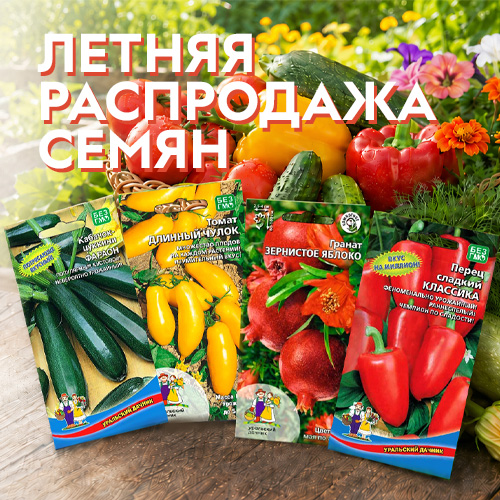Летняя распродажа семян!